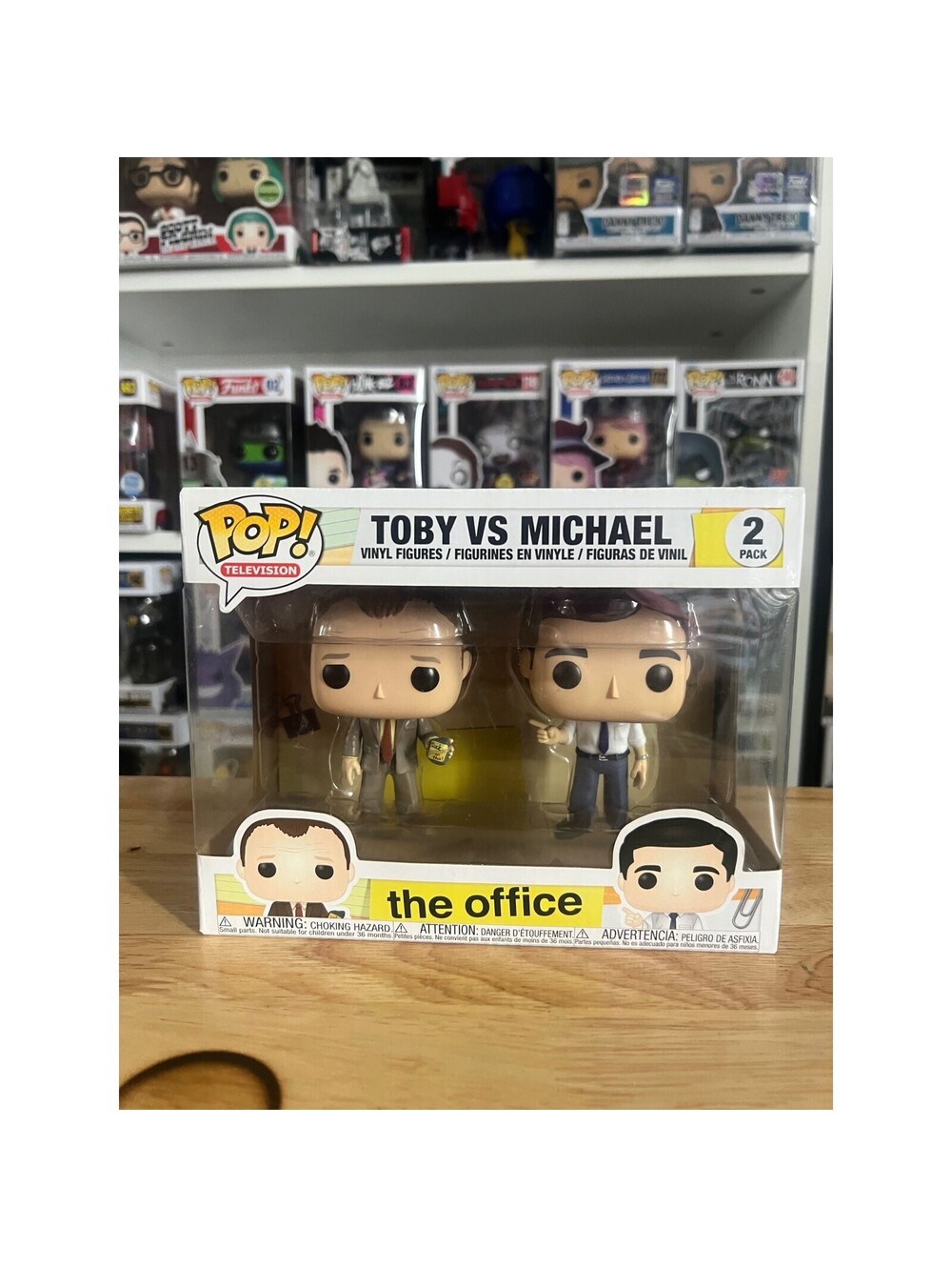 VAULTED Toby vs. Michael The Office Funko Pop 2-Pack Television Scott Flenderson